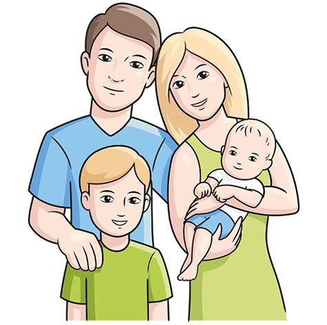 pamilya drawing easy|Easy Family Step.